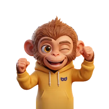 The host winks, one fist raised